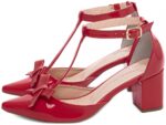 detalhe salto 6,5cm vermelho scarpin feminino | VitriNerm