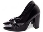 detalhe salto 9cm preto scarpin feminino | VitriNerm