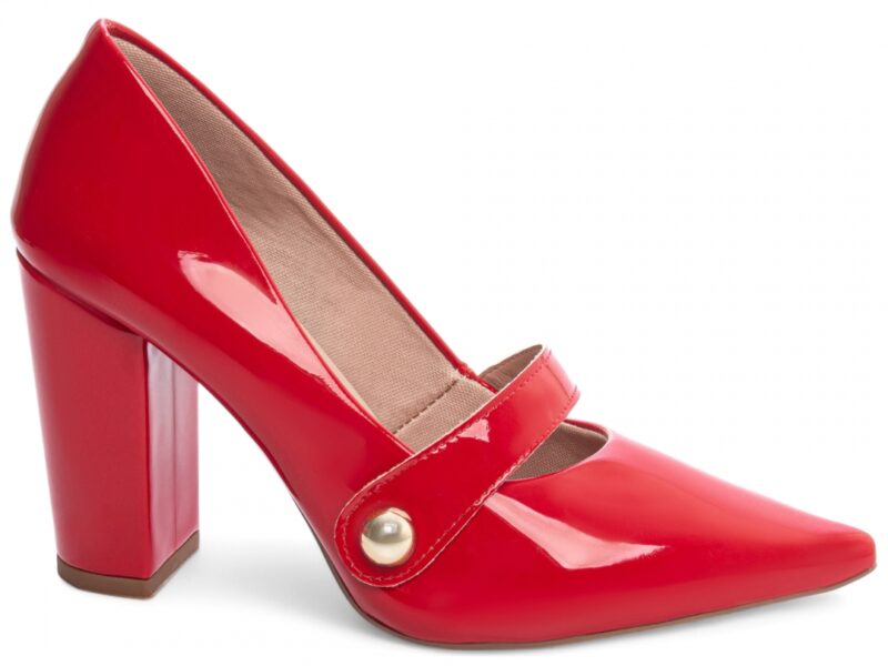 Scarpin Verniz Vermelho Salto 9cm scarpin vermelho salto 9cm verniz | VitriNerm