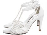 detalhe salto 9cm branco scarpin feminino | VitriNerm