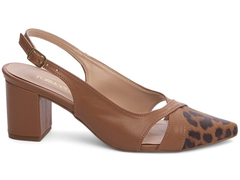scarpin caramelo salto 6cm napa | VitriNerm