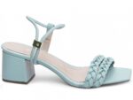 sandália azul salto 5,5cm napa | VitriNerm
