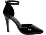 scarpin preto salto 10cm verniz | VitriNerm