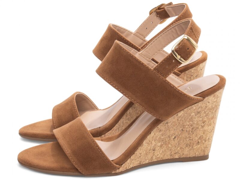 detalhe sandália feminina caramelo feminino | VitriNerm