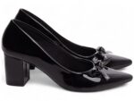 scarpin feminino preto solado antiderrapante | VitriNerm