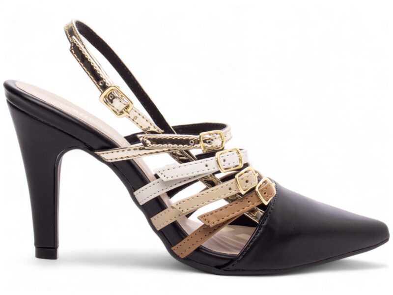 scarpin feminino dourada par completo | VitriNerm
