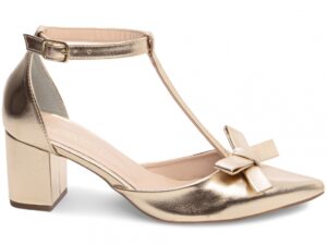 scarpin dourado salto 6,5cm napa | VitriNerm