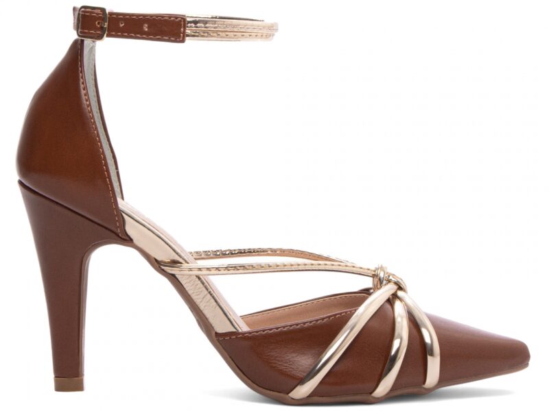scarpin feminino caramelo par completo | VitriNerm