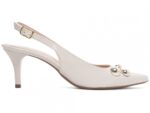 scarpin feminino off white par completo | VitriNerm