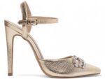 scarpin feminino dourado par completo | VitriNerm