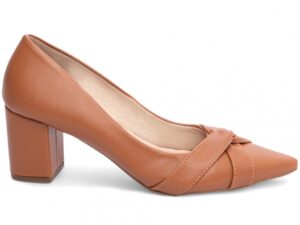 scarpin caramelo salto 6,5cm napa | VitriNerm