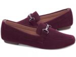 detalhe bico mocassim feminino vinho feminino | VitriNerm