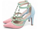 detalhe salto 9cm dourado scarpin feminino | VitriNerm