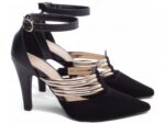 scarpin feminino preto solado antiderrapante | VitriNerm