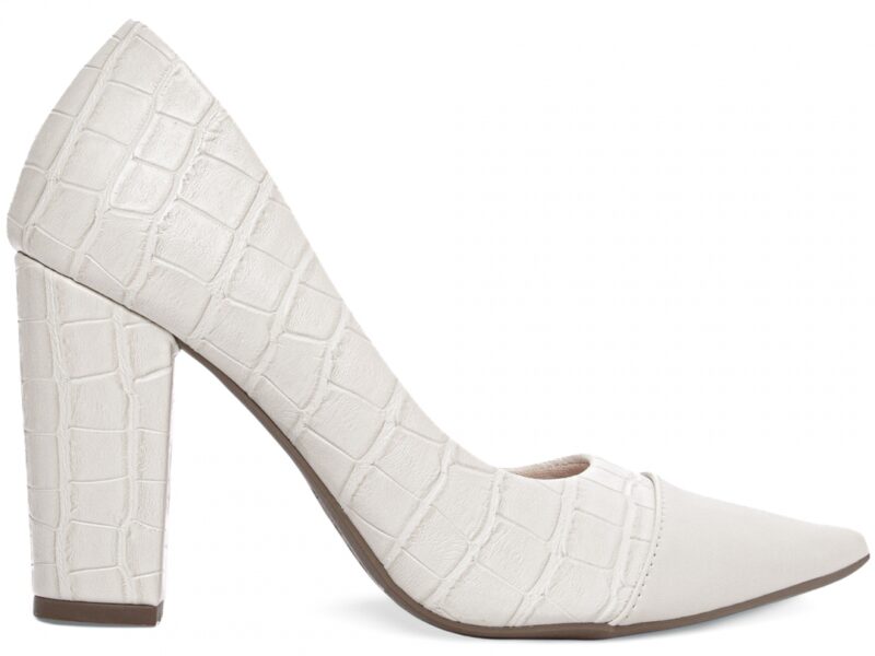 scarpin feminino off white par completo | VitriNerm