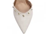 detalhe bico scarpin feminino off white feminino | VitriNerm