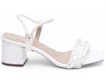 sandália branco salto 5,5cm napa | VitriNerm