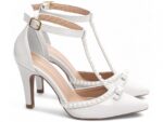 scarpin feminino off white solado antiderrapante | VitriNerm