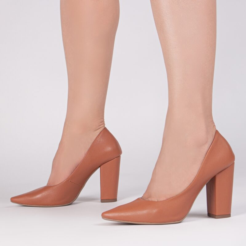 scarpin feminino caramelo feminino elegante comprar | VitriNerm