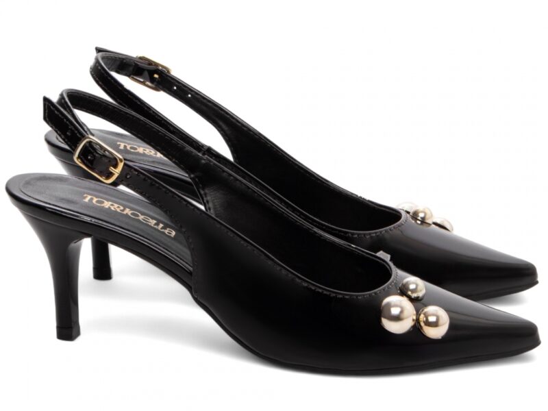 scarpin feminino preto solado antiderrapante | VitriNerm