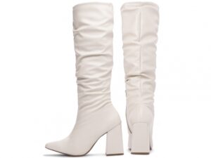 bota off white salto 9cm napa | VitriNerm