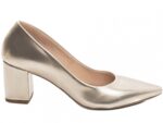 scarpin dourado salto 6,5cm napa | VitriNerm