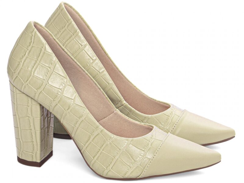 scarpin feminino verde solado antiderrapante | VitriNerm