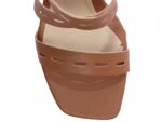 detalhe bico sandália feminina caramelo feminino | VitriNerm