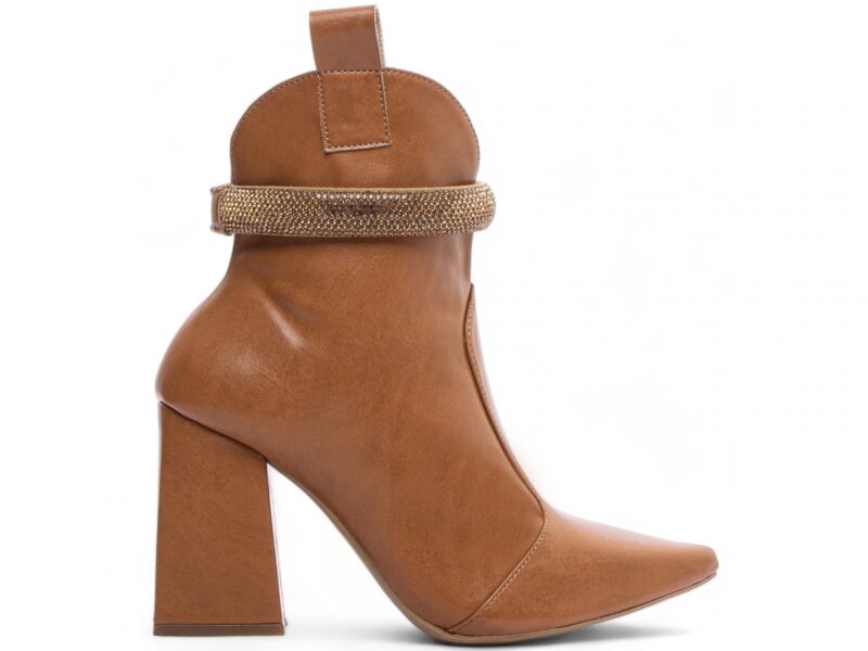 detalhe bico bota feminina caramelo feminino | VitriNerm
