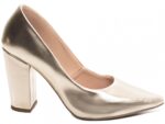 scarpin dourado salto 9cm napa | VitriNerm