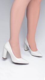 scarpin feminino off white feminino elegante comprar | VitriNerm