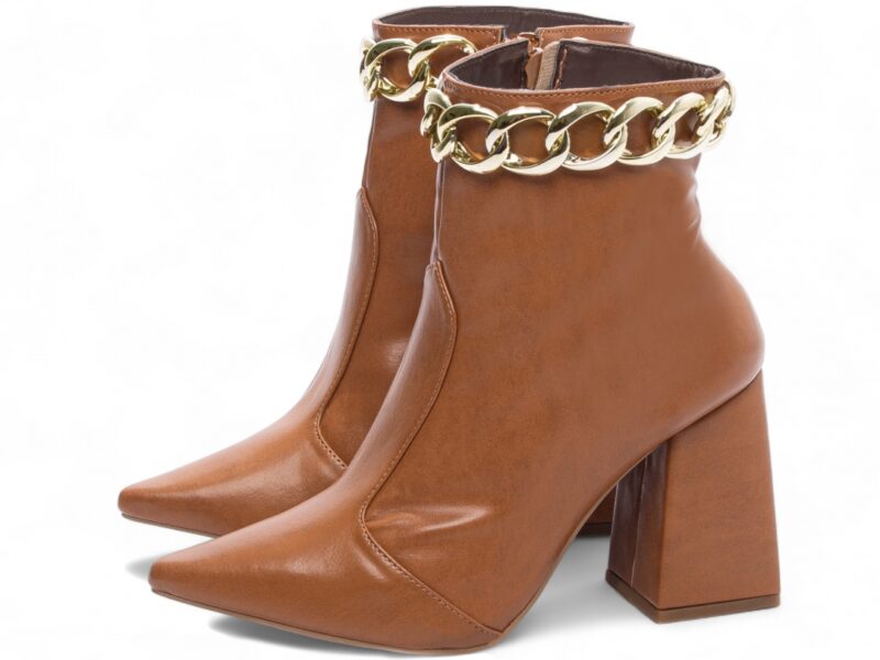 detalhe bico bota feminina caramelo feminino | VitriNerm
