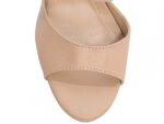 detalhe bico sandália feminina bege feminino | VitriNerm