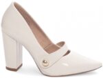 scarpin off white salto 9cm verniz | VitriNerm