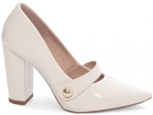 scarpin off white salto 9cm verniz | VitriNerm