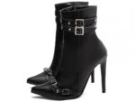 detalhe bico bota feminina preta feminino | VitriNerm