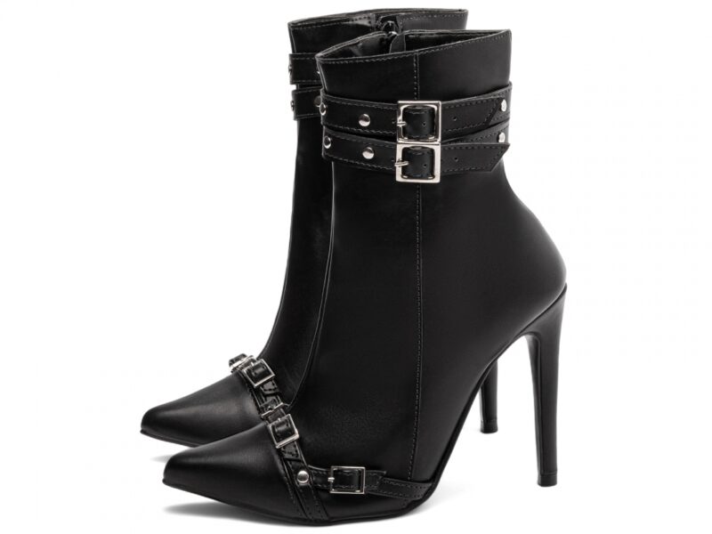 detalhe bico bota feminina preta feminino | VitriNerm