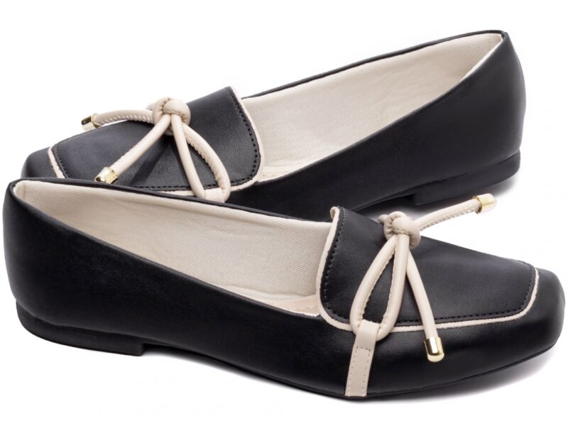 detalhe bico mocassim feminino dourado feminino | VitriNerm