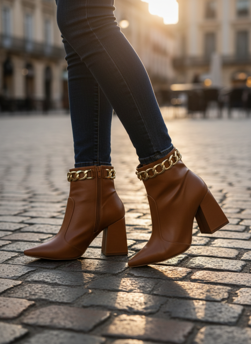 bota feminina caramelo feminino elegante comprar | VitriNerm