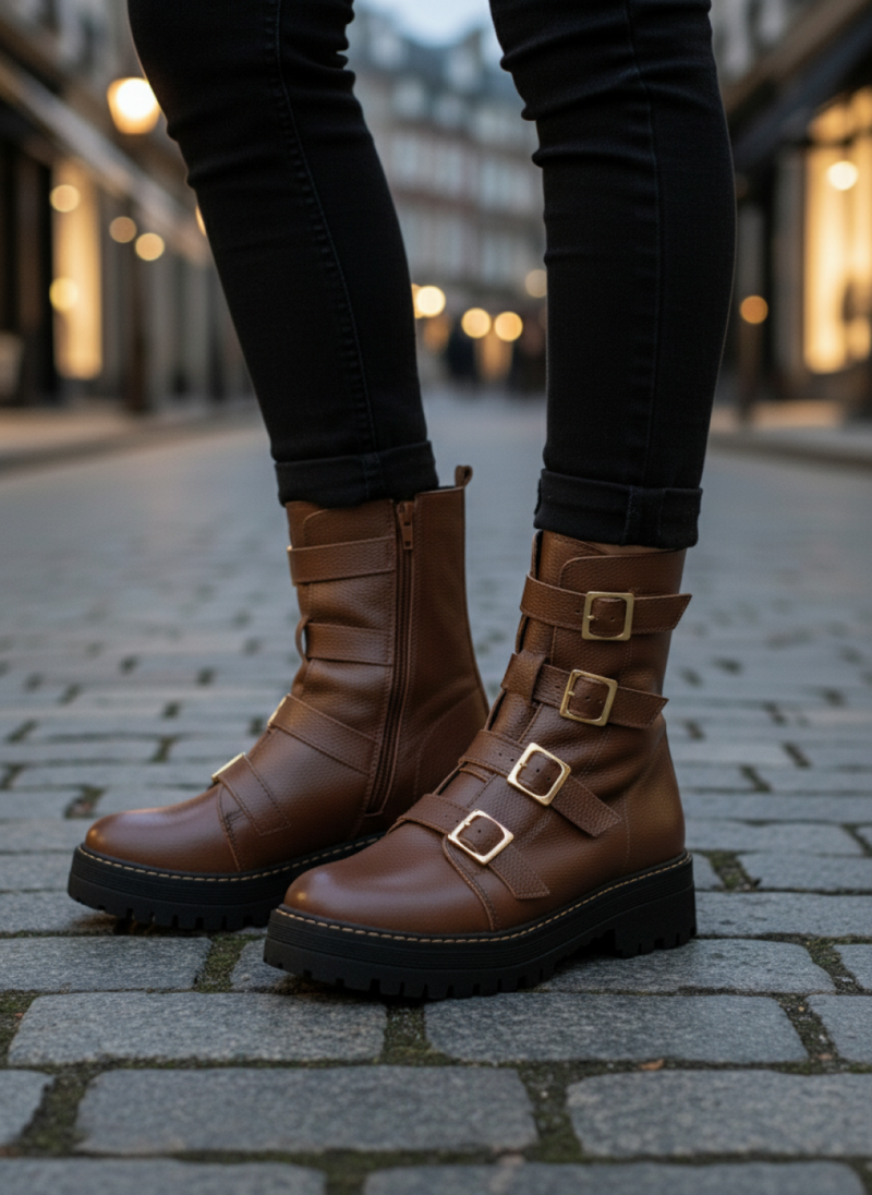 coturno feminino marrom feminino elegante comprar | VitriNerm