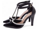 detalhe salto 9cm preto scarpin feminino | VitriNerm