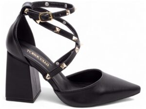 scarpin preto salto 8,5cm napa | VitriNerm