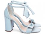sandália feminina azul solado antiderrapante | VitriNerm