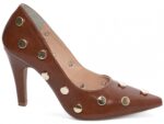 scarpin caramelo salto 9cm napa | VitriNerm