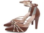 detalhe salto 9cm caramelo scarpin feminino | VitriNerm