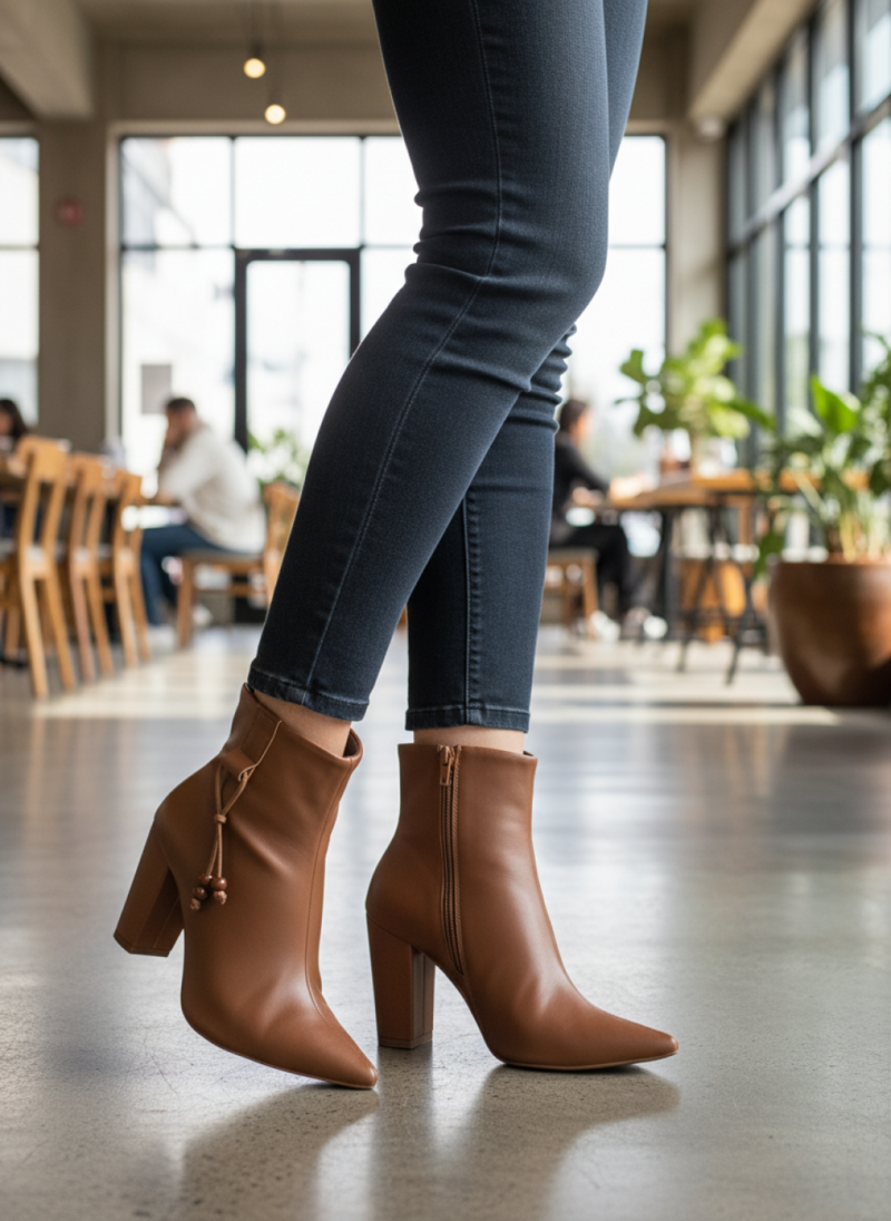 bota feminina caramelo feminino elegante comprar | VitriNerm
