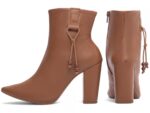 bota feminina caramelo vista lateral salto 9cm | VitriNerm