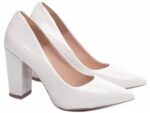 scarpin feminino off white solado antiderrapante | VitriNerm