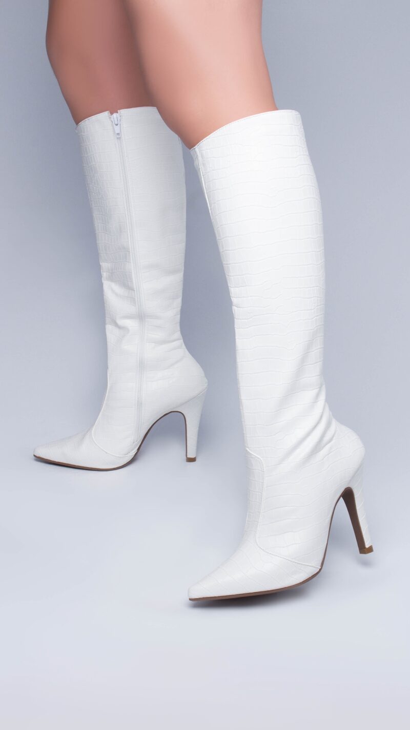 bota feminina branca feminino elegante comprar | VitriNerm