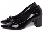 detalhe salto 6,5cm preto scarpin feminino | VitriNerm